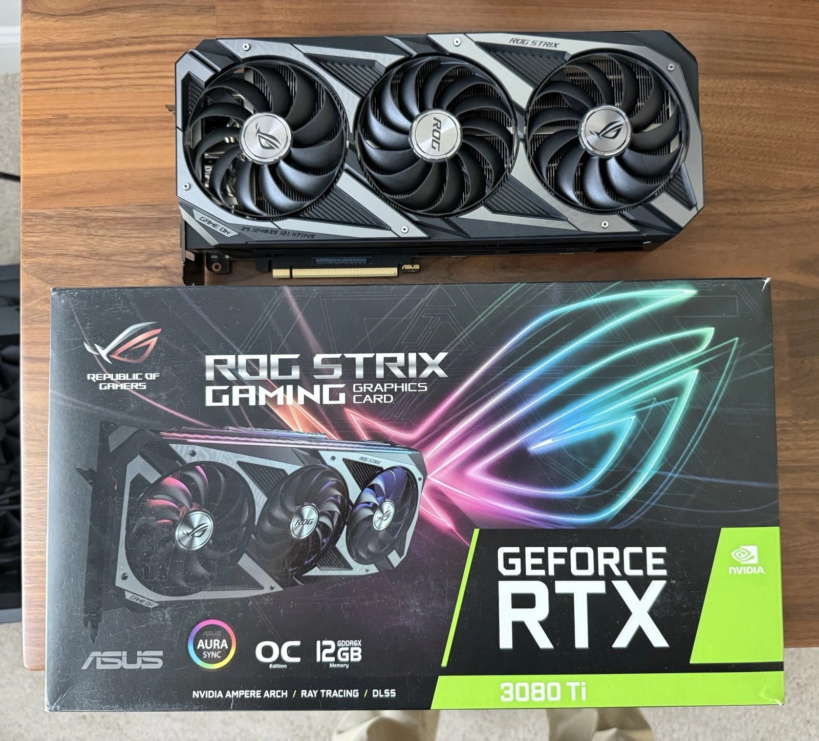 ASUS ROG Strix GeForce RTX 3080 Ti OC 12GB GDDR6X Graphics Card - Image 1