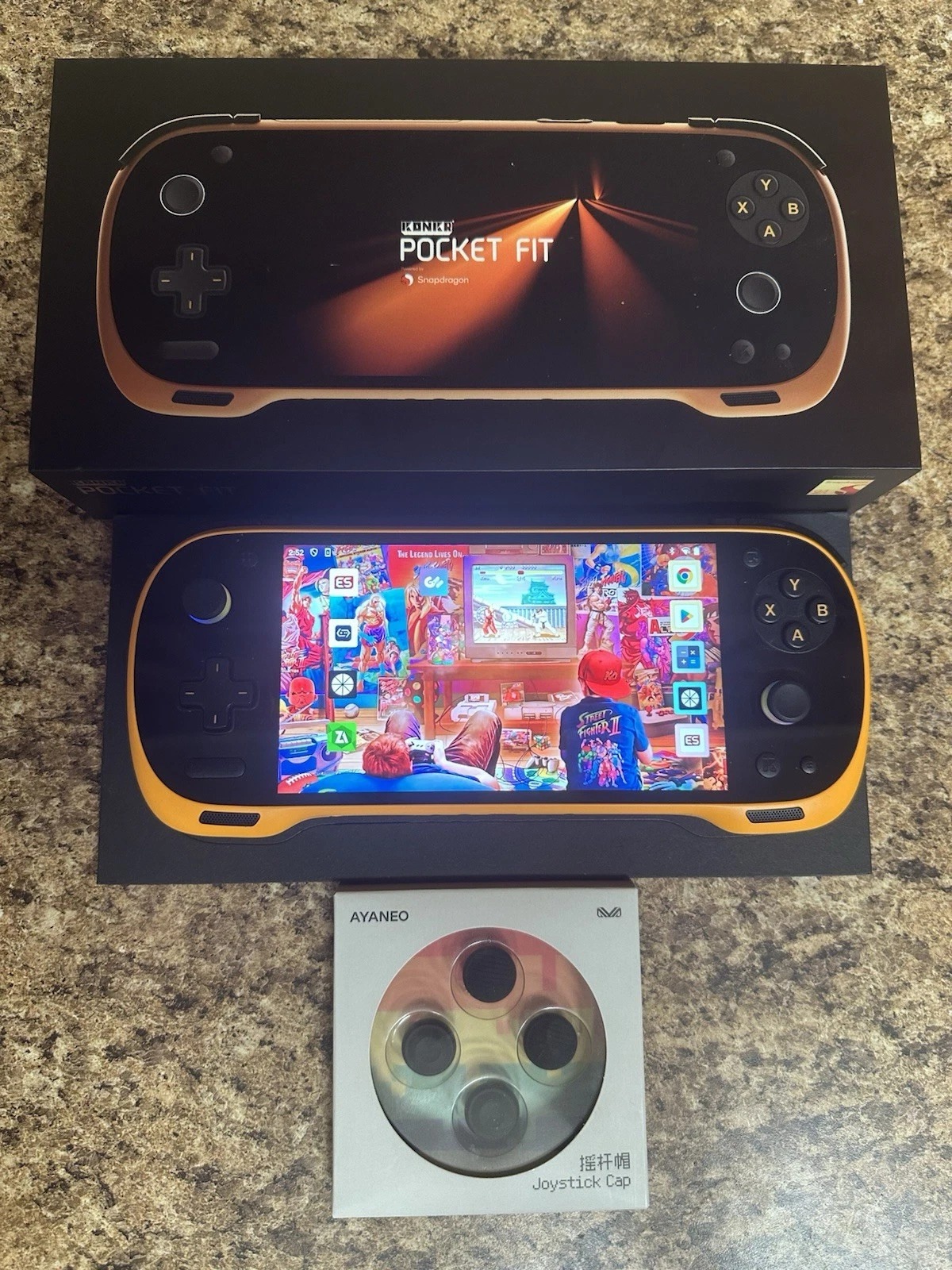 Ayaneo Konkr Pocket Fit, Dragon Yellow, Snapdragon G3 Gen 3, 16/512GB - Image 1