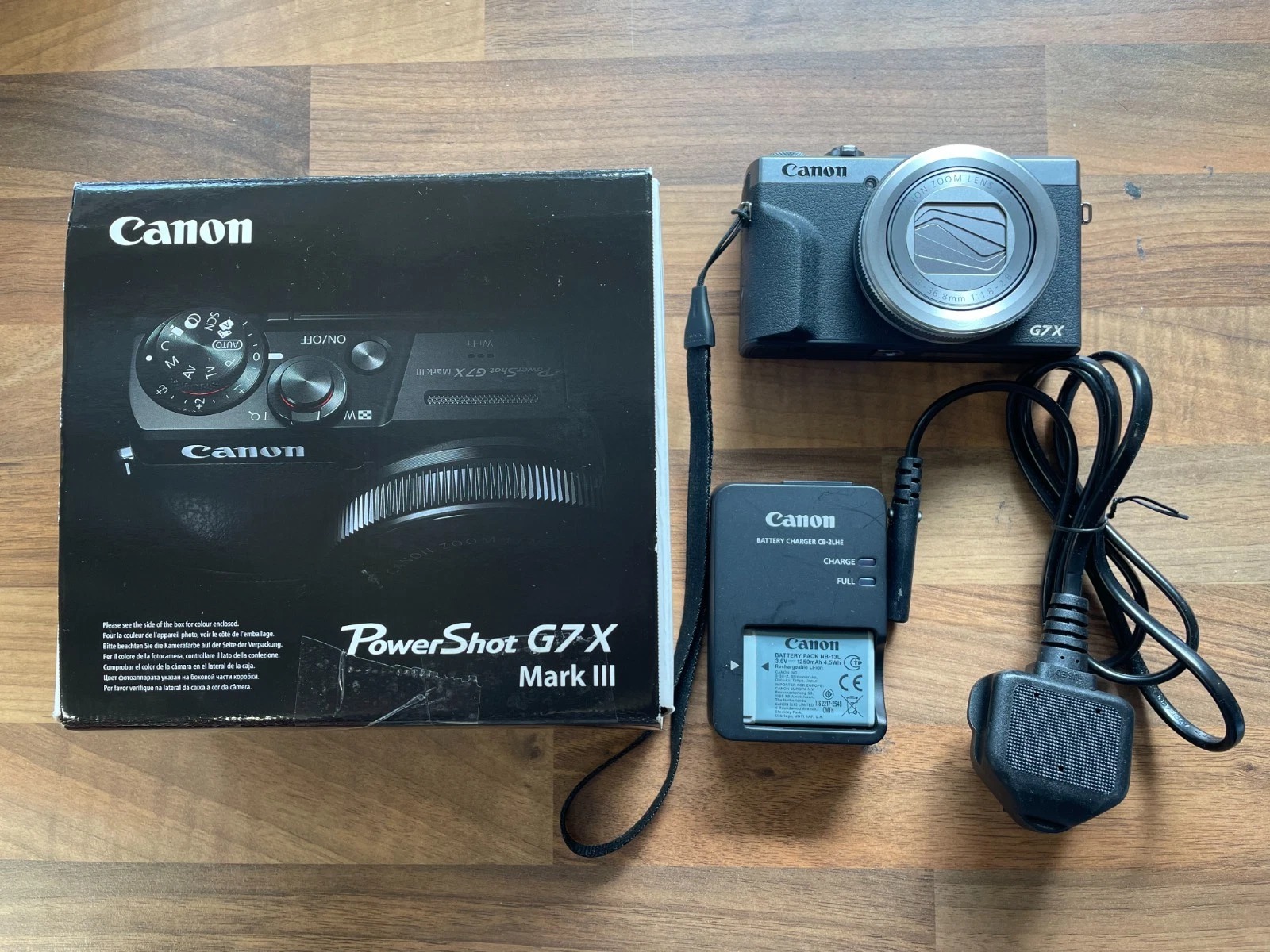 Brand New Canon Powershot G7 X Mark III Digital Camera - Silver - Image 1