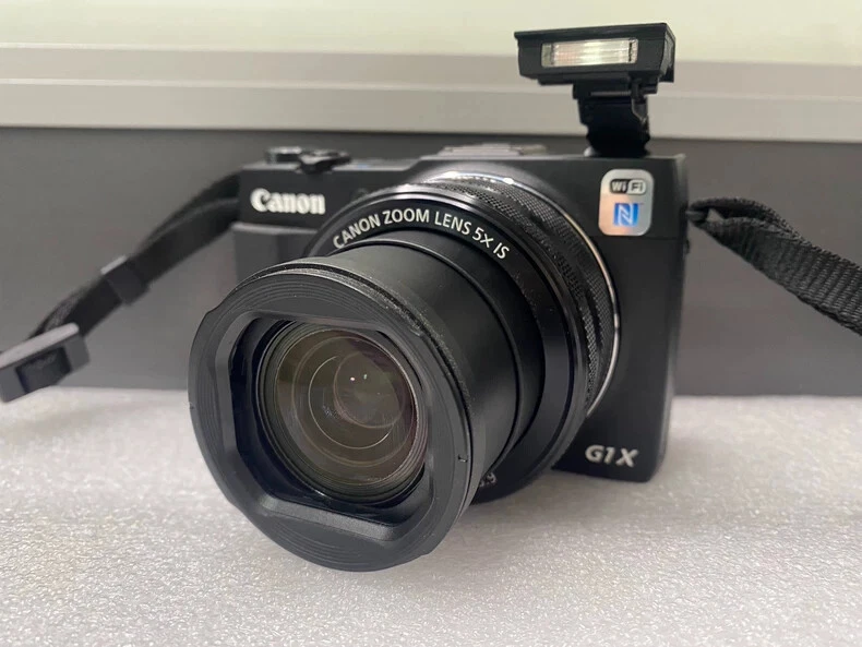 Canon PowerShot G1X Mark II Compact Digital Camera English OK Black - Image 1