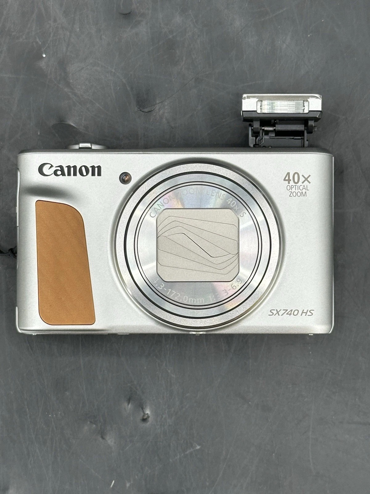 Canon PowerShot SX740 HS 20.3MP 4K Digital Camera 40x Optical Zoom - Silver - Image 1