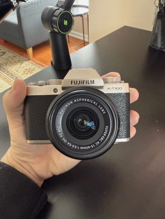 Fujifilm X-T100 Mirrorless Digital Camera – 24.2MP APS-C with XC 15-45mm Kit Lens - Image 1