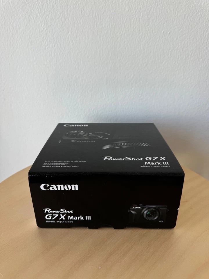 NEW Canon PowerShot G7X Mark III Digital Camera 4K Vlogging silver - Image 1
