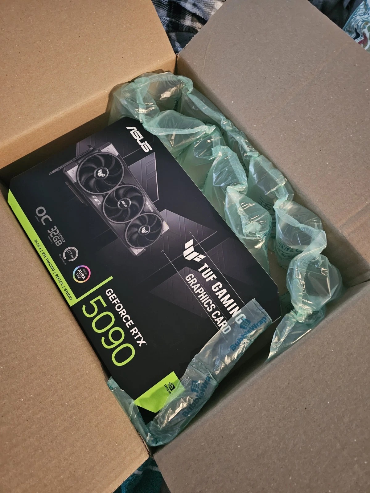 NVIDIA GeForce RTX 5090 32GB – ASUS TUF Gaming - Image 1