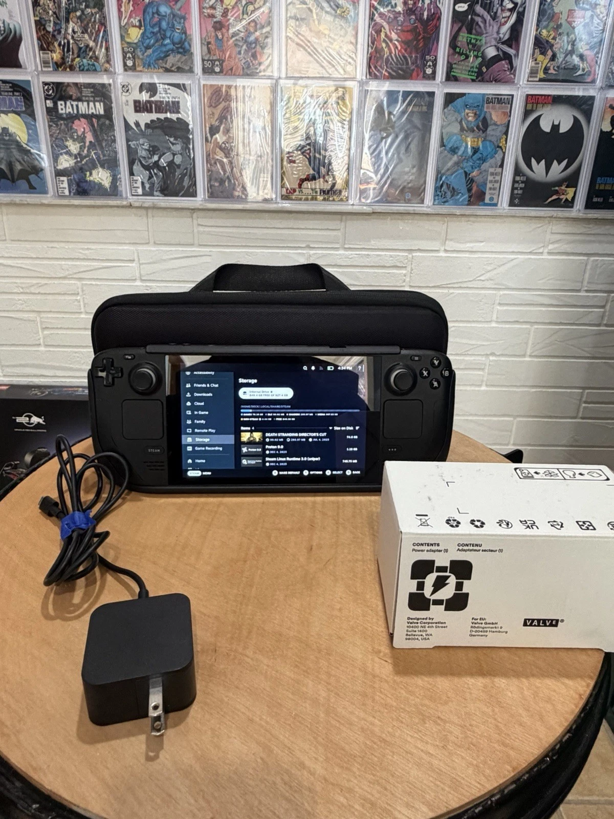 Steam Deck 1TB LCD (Upgraded Clear Shell) – With Case & Charger | Excellent Condition - Image 1