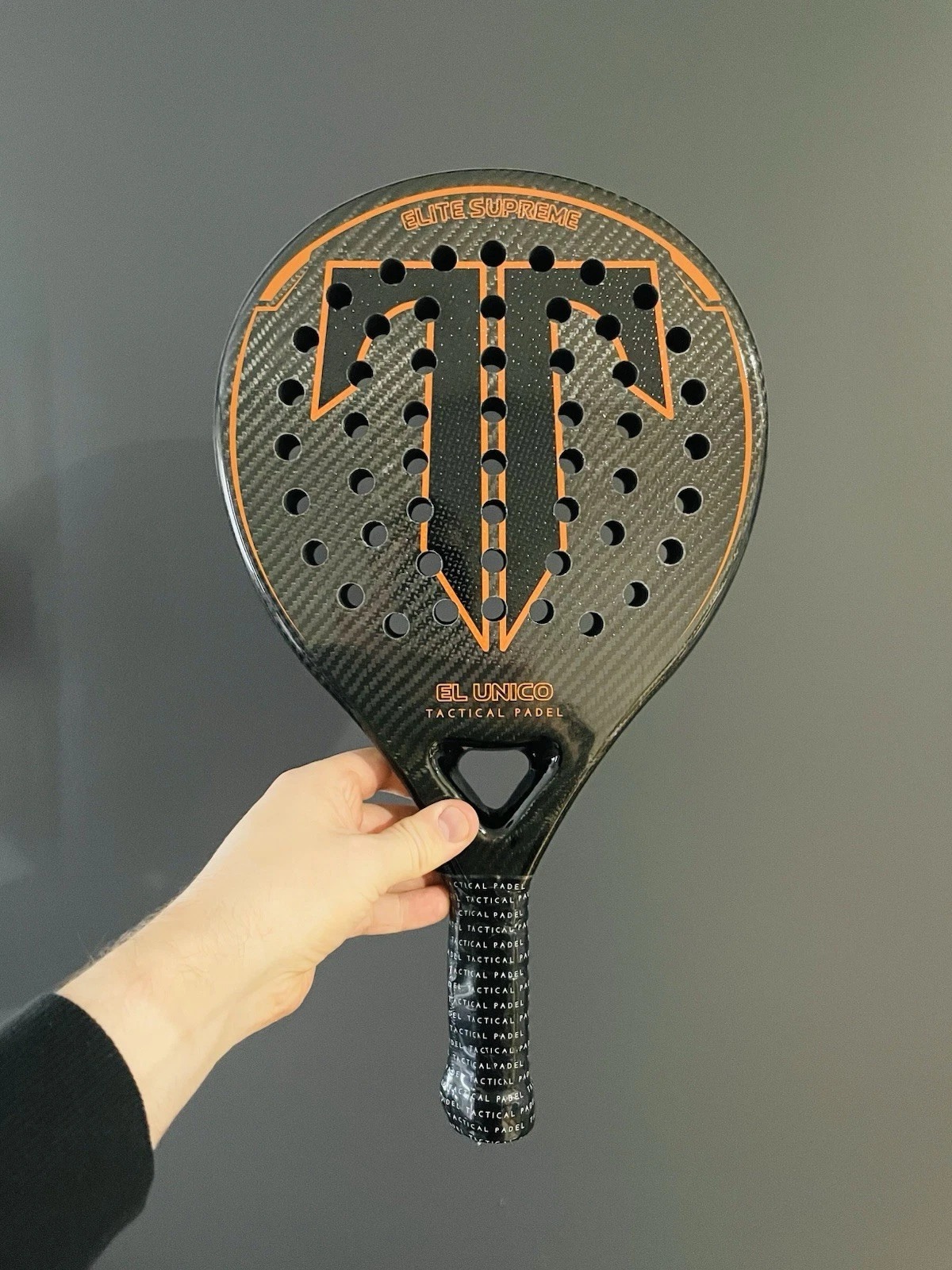 Tactical Padel El Unico Orange Racket - Image 1