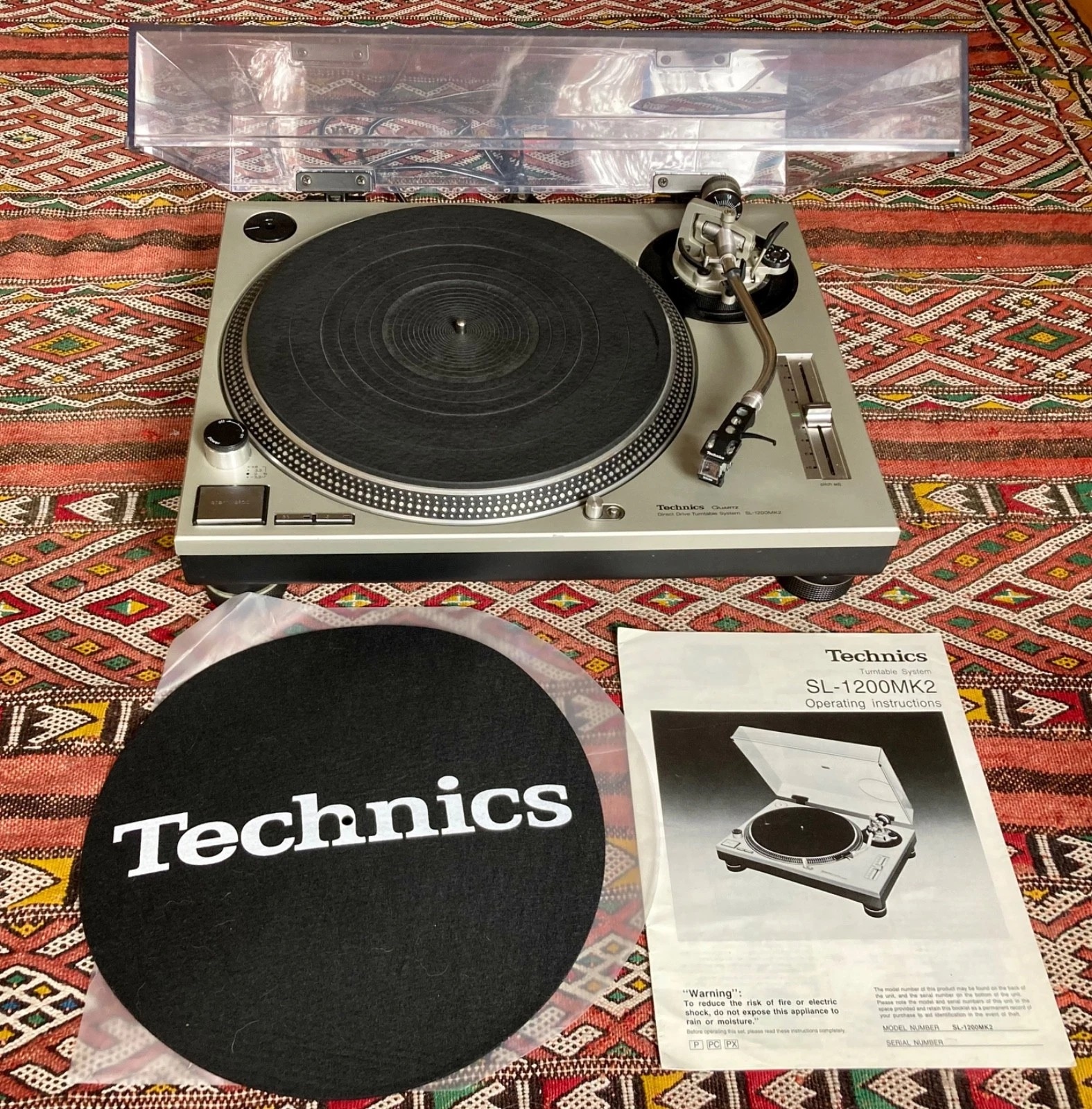 Technics SL-1200MK2 DJ Turntable - Silver - 1998 - Image 1