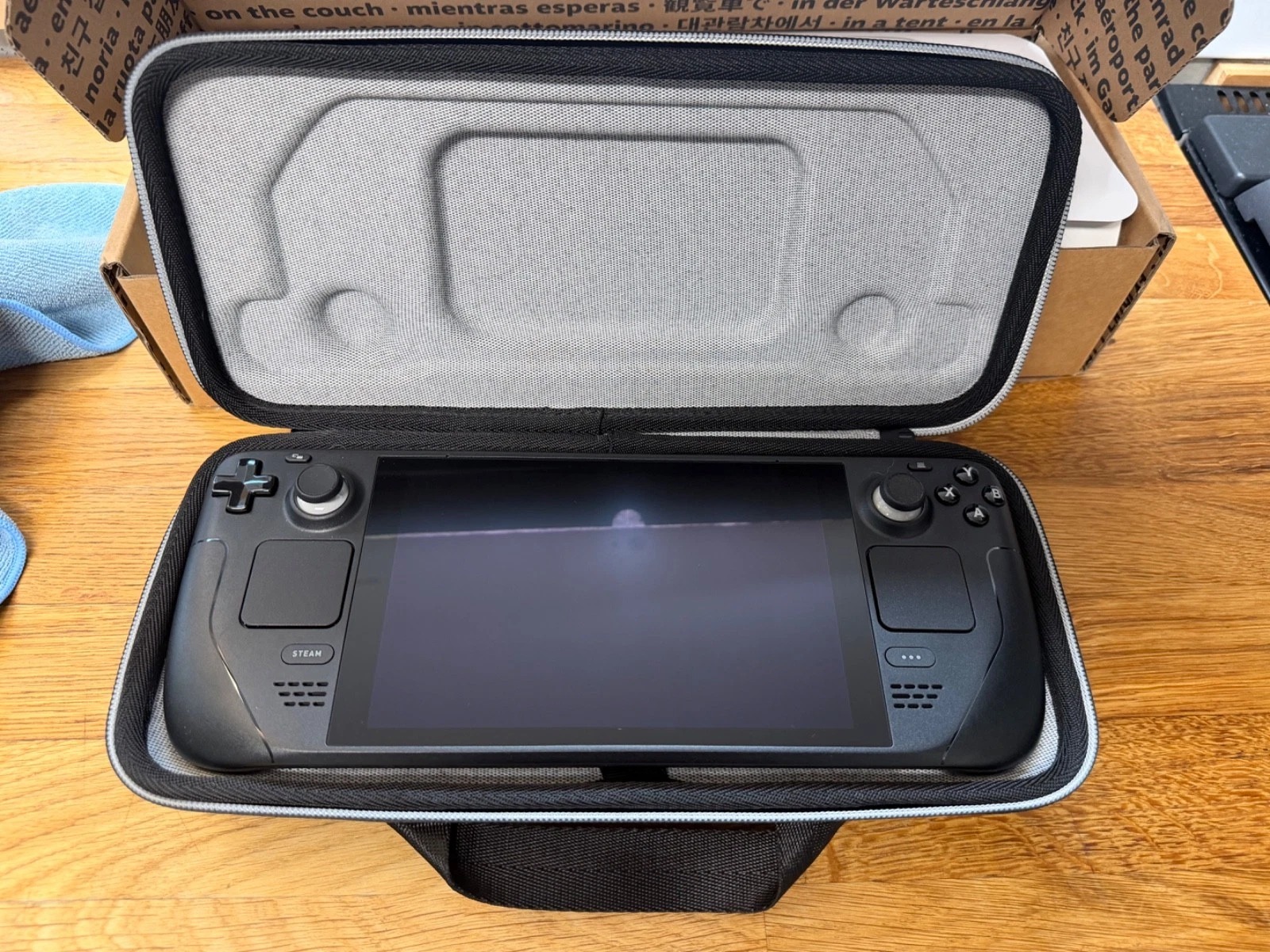 Valve Steam Deck 512GB LCD Handheld Console including Case, Charger, and Box - Image 1