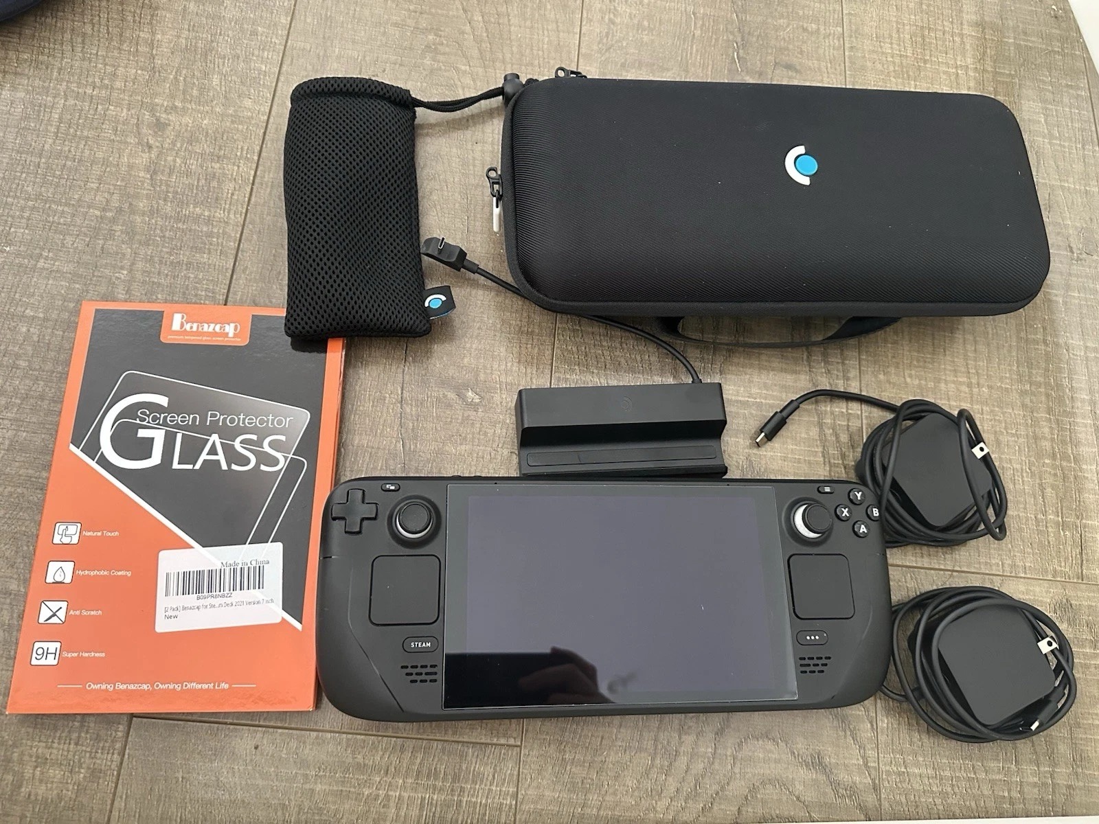 Valve Steam Deck LCD 512GB Handheld Console Bundle – Charger, Dock & Case - Image 1