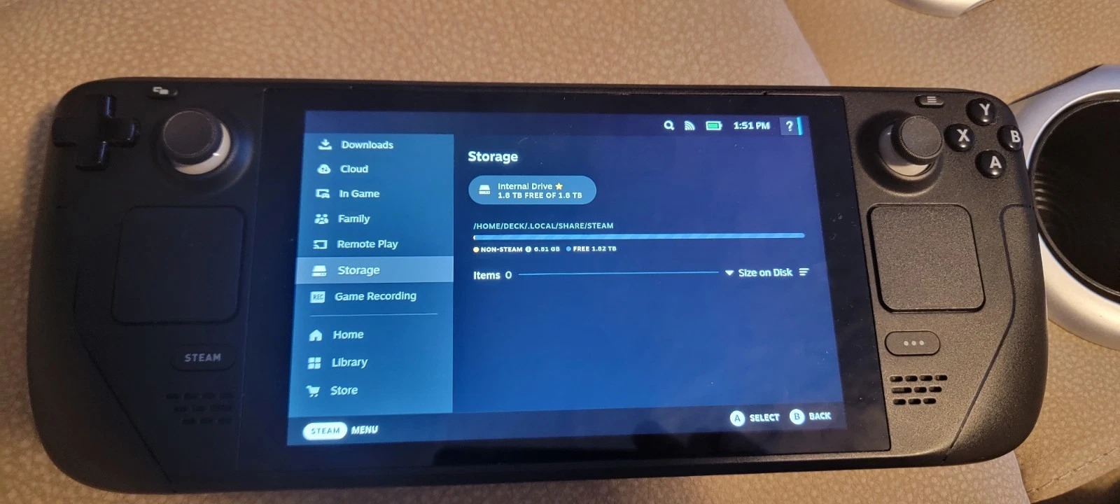 Valve Steam Deck LCD Handheld Console – 2TB SSD – With Case - Image 1